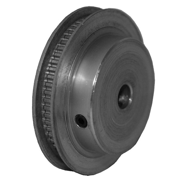 60MP012-6FA3, Timing Pulley, Aluminum, Clear Anodized,